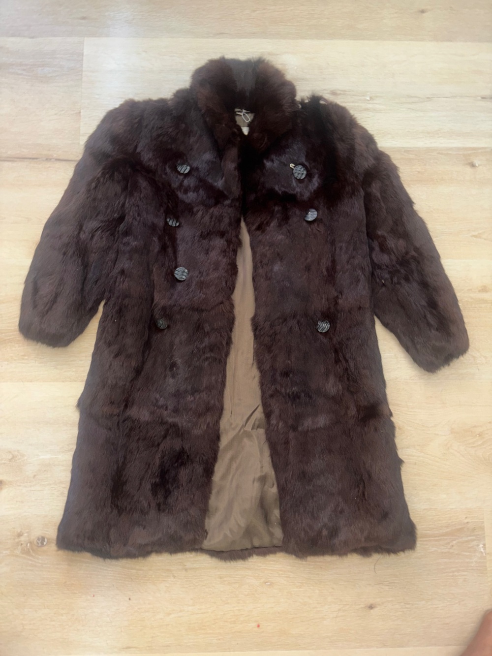 Princess Caravelle Authentic Rabbit Fur Coat - Picture 3 of 12